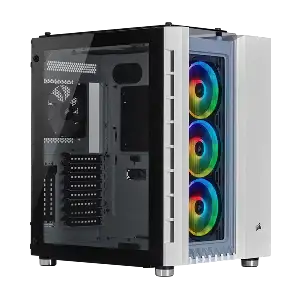 CORSAIR CRYSTAL SERIES 680X RGB TEMPERED GLASS ATX WHITE CASE